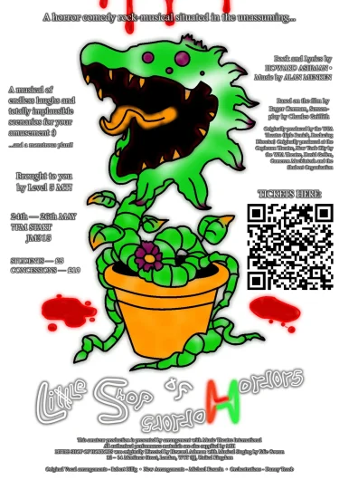 Flyer/Poster for Little Shop of Horrors